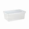 Ящик универсальный Econova Кристалл, 330 x 190 x 120 мм, 5 л, прозрачный фото