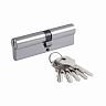 Цилиндровый механизм Нора-М STD Z Л-100 (50-50), ключ/ключ, хром фото