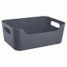Корзина универсальная Econova Scandi, 340 x 240 x 140 мм, 10 л, серая фото