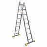 Лестница-трансформер шарнирная Alumet TW1 433, алюминиевая, 4 x 3 ступени, 2,83 - 4,65 м фото Лестница-трансформер шарнирная Alumet TW1 433, алюминиевая, 4 x 3 ступени, 2,83 - 4,65 м фото