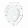 Сиденье для унитаза Мультипласт Групп, 46,5 x 37,5 x 5 см, белое фото