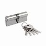 Цилиндровый механизм Нора-М STD AL Л-80 (40-40), ключ/ключ, хром фото