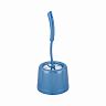 Ершик для унитаза Spin&Clean Rock'n'Roll, с подставкой, пластик, индиго фото