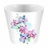 Горшок для цветов InGreen London Orchid Deco, 1,6 л, голубая орхидея фото