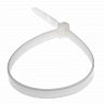 Хомут-стяжка Rexant, нейлон, 7,6 x 350 мм, 100 шт, белый фото
