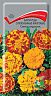 Семена цветов Бархатцы отклоненные махровые смесь окрасок Поиск, 0,3 г фото