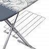 Гладильная доска Nika-best Серые цветы, тефлоновый чехол, 122 x 40 см фото