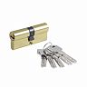 Цилиндровый механизм Нора-М STD AL ЛП-70 (35-35), ключ/ключ, золото фото