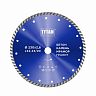 Круг алмазный Tytan Professional, по бетону, для сухой и влажной резки, 230 x 2,6 x 22,23 мм фото