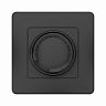Диммер поворотно-нажимной Systeme (Schneider) Electric Blanca, встраиваемый, 400 Вт, антрацит фото
