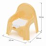 Горшок-стульчик Альтернатива, 325 x 300 x 345 мм, горчичный фото