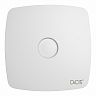 Вентилятор осевой вытяжной DiCiTi Rio 5C Matt white D125, с обратным клапаном фото