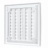 Разъемная регулируемая вентиляционная решетка Era 2020РРПН, пластиковая, 200 x 200 мм фото