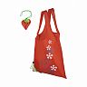 Сумка складная Рыжий кот Клубника, полиэстер, 33 x 55 см фото