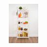Стеллаж ЗМИ Валенсия 25, 5 полок, 65,5 x 30 x 155,5 см, белый фото