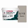 Затирка эпоксидная двухкомпонентная Litokol Starlike Evo S.113, Neutro, 1 кг фото