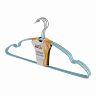 Вешалки-плечики для одежды Рыжий кот, с ПВХ покрытием, набор 5 шт, бирюзовые фото
