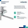 Смеситель для ванны с душем Milardo Demi DEMSB00M10, с длинным изливом, хром фото