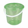 Ведро пластиковое Альтернатива Хозяюшка, с крышкой, 10 л фото