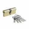 Цилиндровый механизм Нора-М STD Z ЛП-70 (35-35), ключ/ключ, золото фото