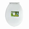 Сиденье для унитаза Мультипласт Групп, 47 x 38 x 3,5 см, белое фото