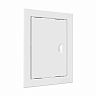 Люк-дверца ревизионная Evecs Л1520Р, ABS-пластик, с ручкой, с фланцем 146 x 196 мм, 168 x 218 мм фото