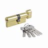 Цилиндровый механизм Нора-М STD Z ЛПВ-70 (40-30В), ключ/вертушка, золото фото