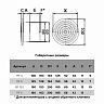 Вентилятор осевой вытяжной Auramax RF 4, D 100, 14 Вт фото