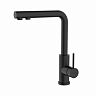 Смеситель для кухни IDDIS Rule, с подключением к фильтру, черный матовый фото