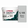 Затирка эпоксидная двухкомпонентная Litokol Starlike Evo S.105, Bianco Titanio, 5 кг фото