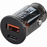 Автомобильное зарядное устройство Energy ET-44А, USB/Type C, черное фото