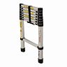 Лестница телескопическая односекционная Alumet TLS 2.3, алюминиевая, 8 ступеней, 2,3 м фото