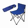 Стул походный Ecos DW-2001, складной, со спинкой, синий фото