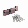 Цилиндровый механизм Нора-М STD Z ЛПВ-70 (35-35), ключ/вертушка, старая медь фото
