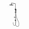 Душевой комплект с тропическим душем Milardo Ideal Spa ILSBL3FM76, черный матовый фото