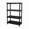 Стеллаж универсальный Blocker Expert, 4 полки, 90 x 45 см, черный фото