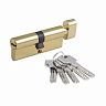 Цилиндровый механизм Нора-М STD Z ЛПВ-80 (40-40), ключ/вертушка, золото фото
