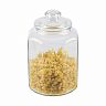 Банка для сыпучих продуктов Mallony Lattina, стеклянная, с крышкой, 3 л фото