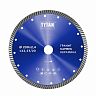 Круг алмазный турбо сплошной Tytan Professional, для сухой и влажной резки, 230 x 2,4 x 22,23 мм фото