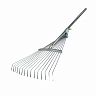 Грабли веерные Feona, проволочные, регулируемые, с металлической ручкой 120 см фото