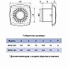 Вентилятор осевой вытяжной Era WIND 100, D 100, 14 Вт фото