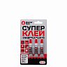 Супер-клей цианоакрилатный MasterTeks, блистер, 3 x 1 г фото