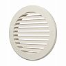 Вентиляционная решетка Era 12РКН Ivory, пластиковая, с фланцем D 125 мм, D 161 мм фото
