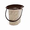Ведро-туалет Альтернатива, 17 л, плетенка фото