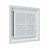 Вентиляционная решетка с сеткой и жалюзи Era Airvent, регулируемая, пластик, 281 x 281 мм фото
