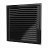 Разъемная вентиляционная решетка Era 3030МЭ Black, стальная, с сеткой, 300 x 300 мм фото