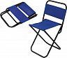 Стул походный Ecos DW-1004C складной, со спинкой, синий фото