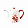 Чайник заварочный Dolomite Рождественские олени, керамический, 900 мл фото