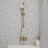 Штанга для душа IDDIS Ray, золото матовое фото