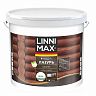 Защитная лазурь для дерева Linnimax Аква, 9 л, белая фото